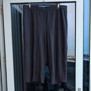 J. Jill Navy Blue Wearever Collection Cropped  Pants, Size 2X